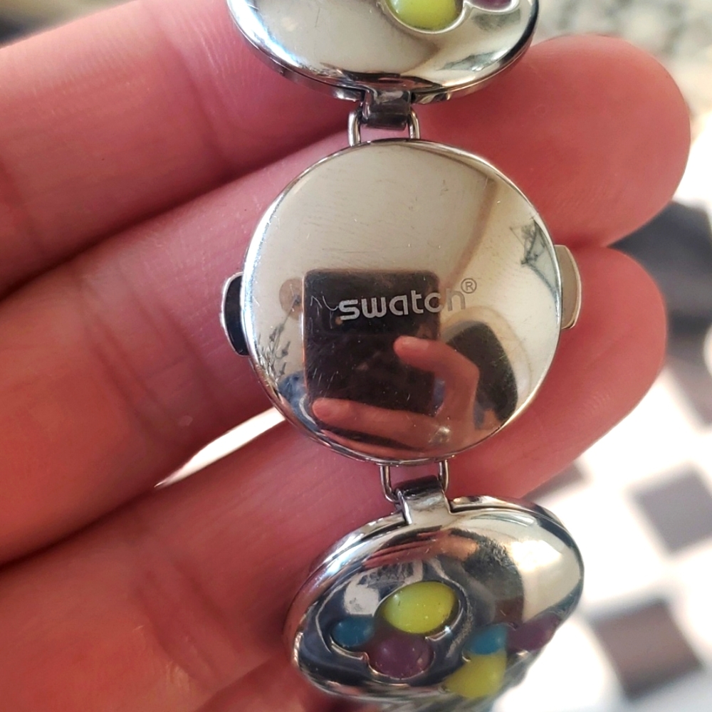 Bijoux Swatch Stainless Steel Necklace and Bracelet set - Picture 6 of 9